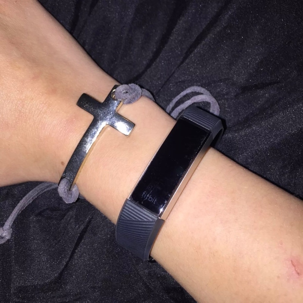 Sterling Silver Cross Bracelet